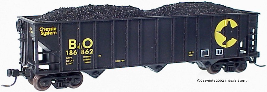 B&O Chessie System - Hopper, 3-Bay - Atlas 32872